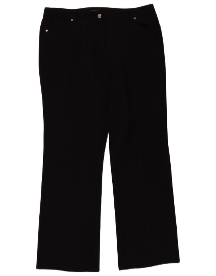Ženske ležerne hlače Jaeger Bootcut W36 L32 crne