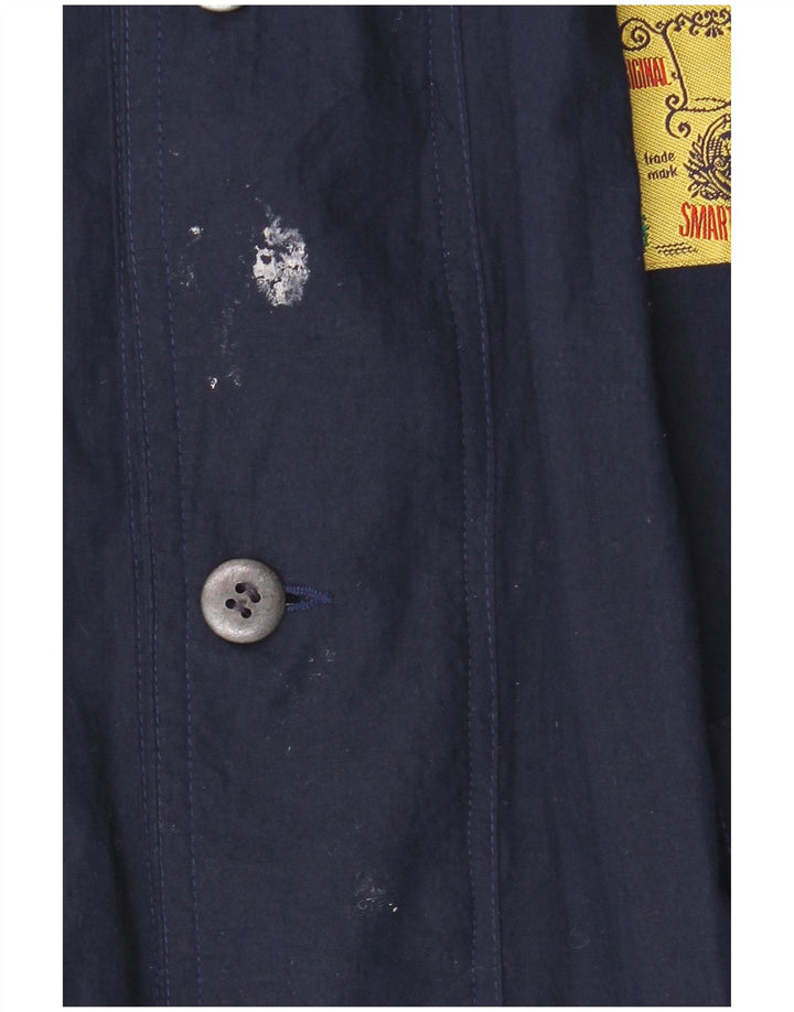 Vintage muška bomber jakna UK 42 XL tamnoplavi poliester