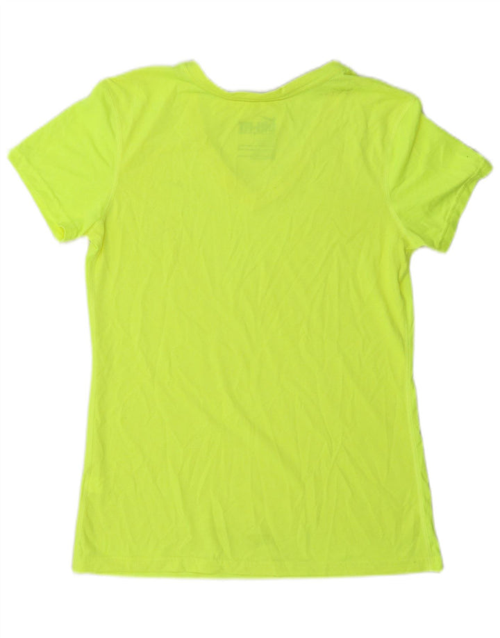 Nike Ženska Dri Fit Regular majica kratkih rukava UK 12 Srednje zelena
