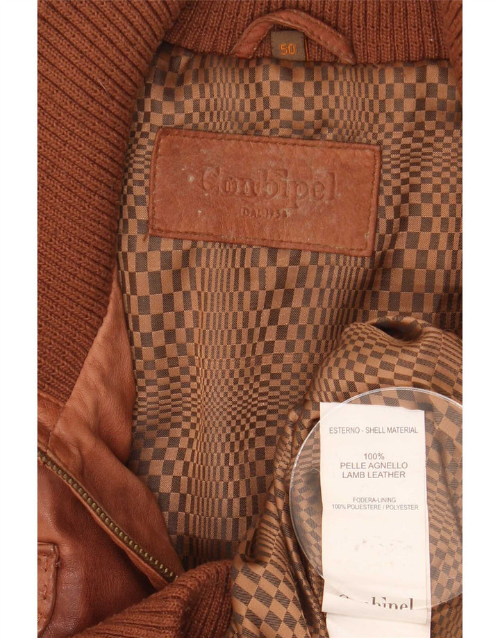 Conbipel muška kožna jakna IT 50 Large Brown