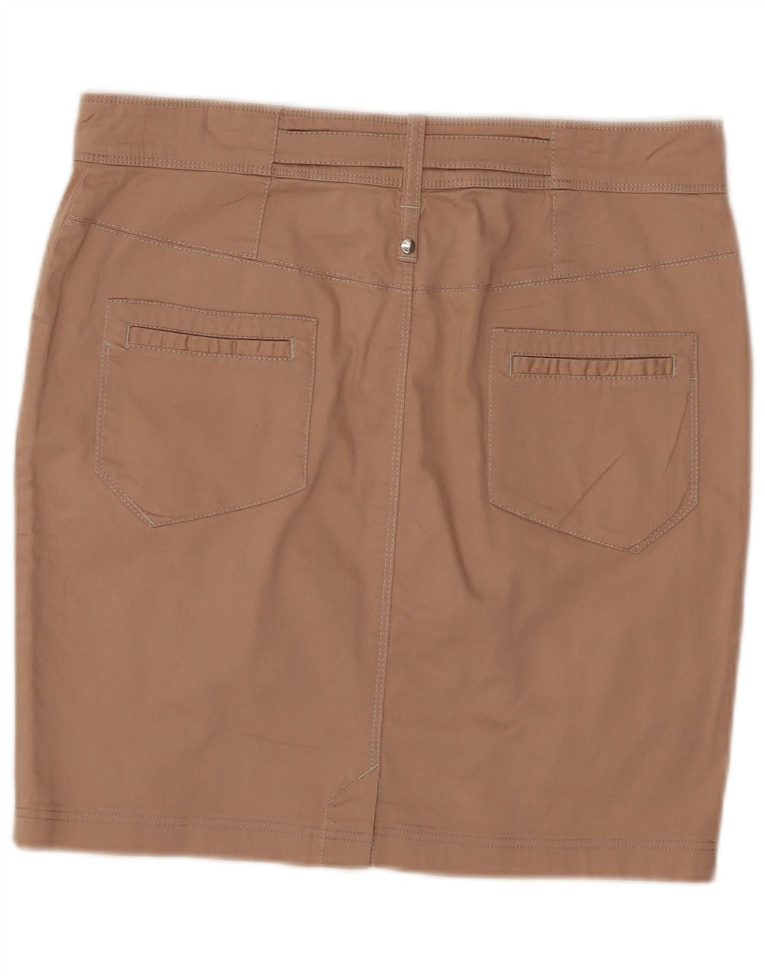 Trussardi ženska pencil suknja IT 46 velika W32 bež pamuk