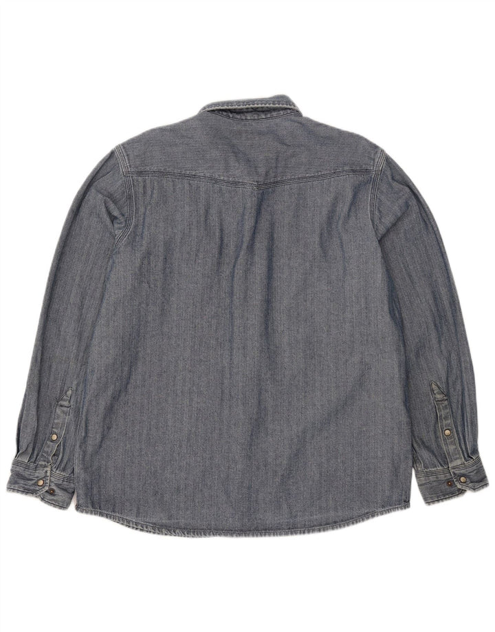 Carhartt muška uska košulja velika plava riblja kost, pamuk