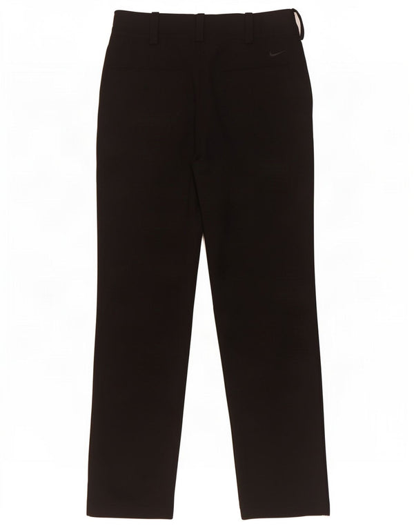 Ravne chino hlače Nike za dječake 11-12 godina W26 L26 crni poliester