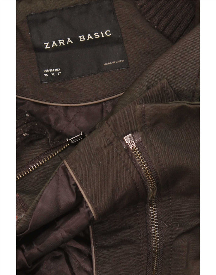 Zara ženska duffle jakna UK 18 XL smeđa