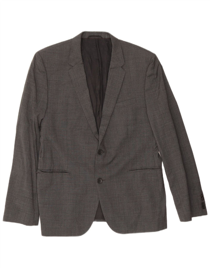 Hugo Boss muška jakna sa 2 gumba EU 54 2XL siva houndstooth