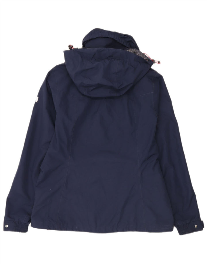 Ženska vjetrovka s kapuljačom Helly Hansen UK 14 srednje tamnoplava