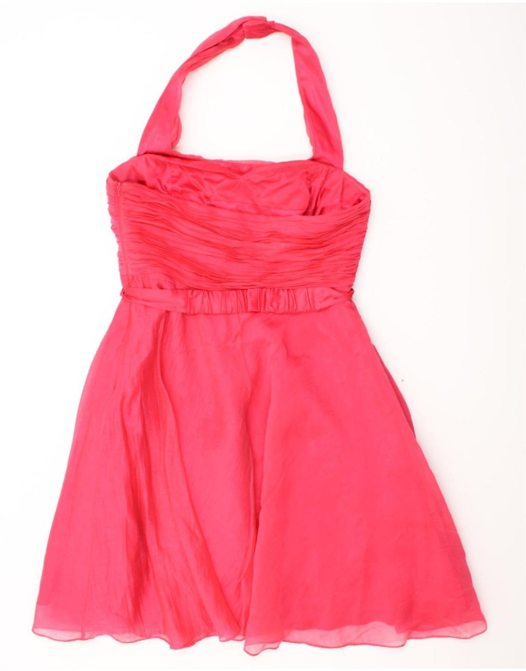 COAST Womens Halter Dress UK 16 Large Pink Lyocell Vintage Coast and Second-Hand Coast from Messina Hembry 