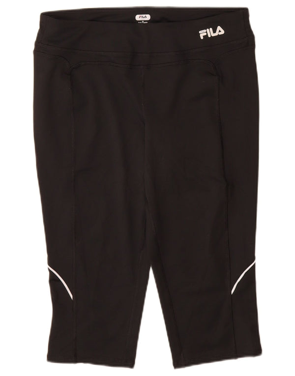 FILA ženske Capri tajice UK 14 srednje crni poliester