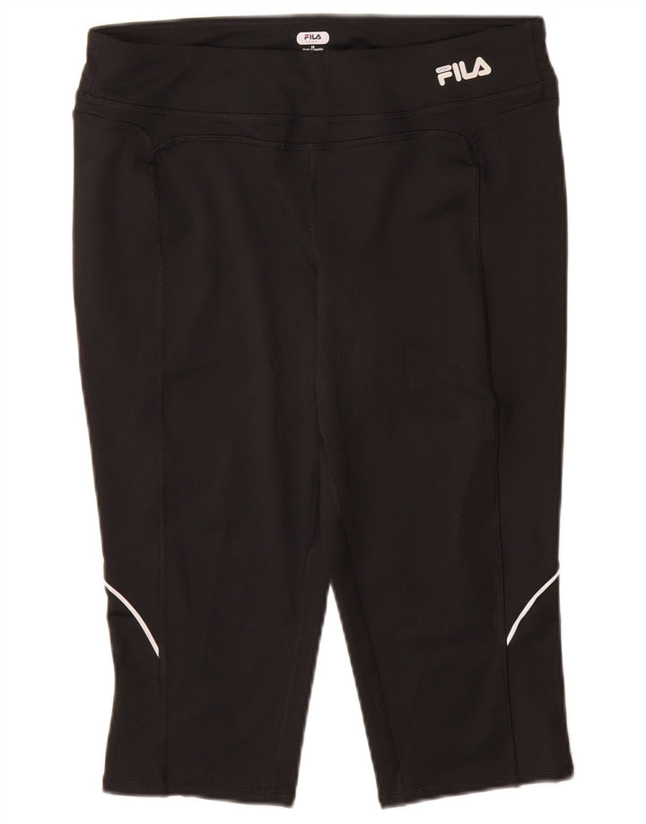 FILA ženske Capri tajice UK 14 srednje crni poliester