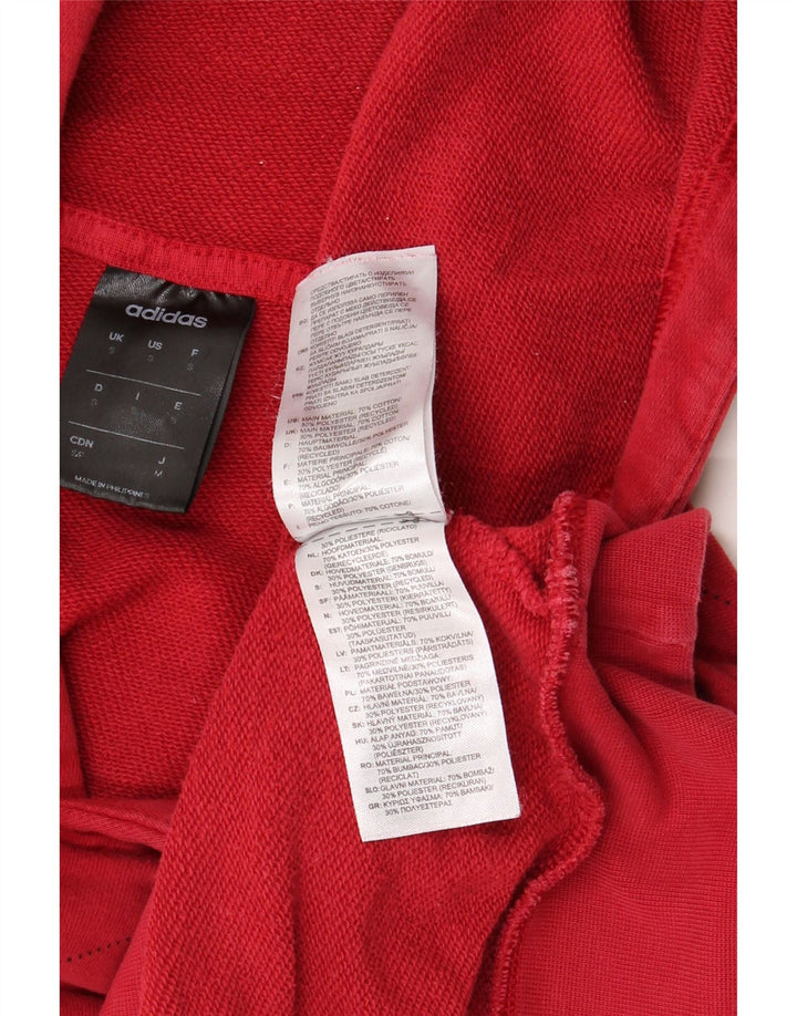ADIDAS muška majica s kapuljačom s kapuljačom, mali crveni pamuk