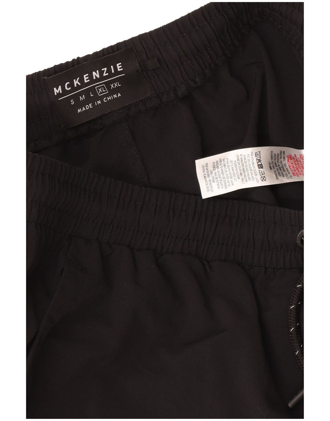 Mckenzie muške joggers kargo hlače XL W36 L30 crni poliamid