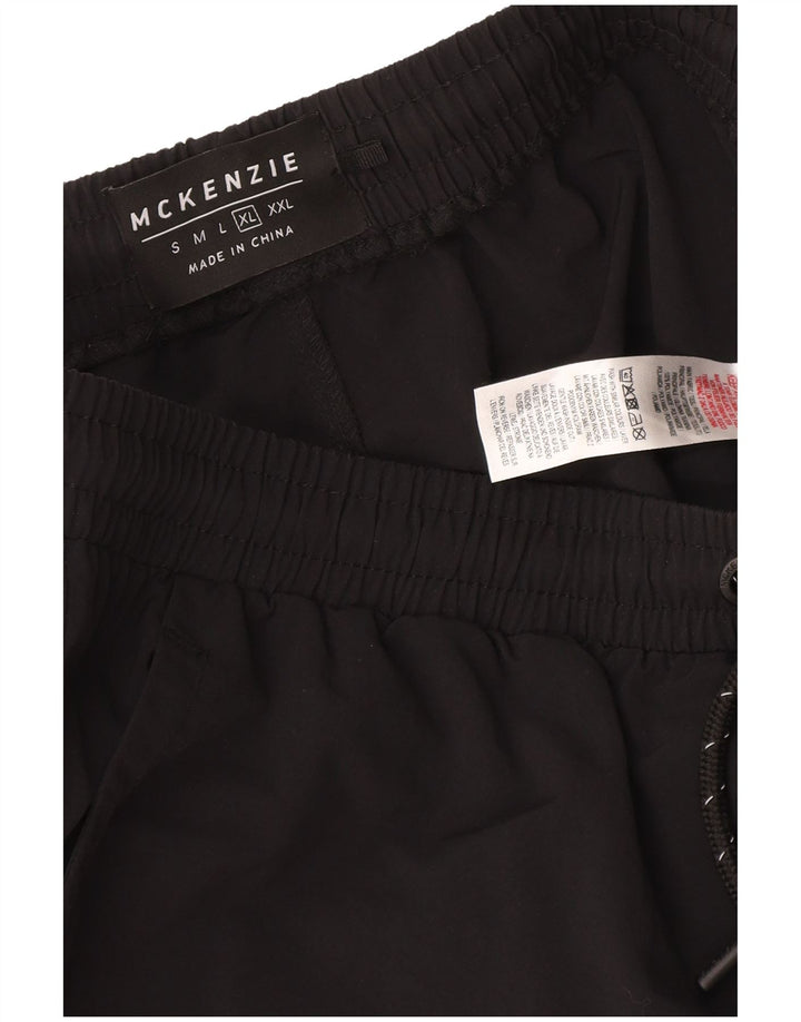 Mckenzie muške joggers kargo hlače XL W36 L30 crni poliamid