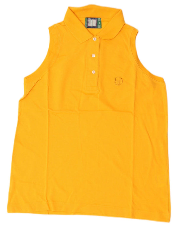 Sergio Tacchini ženska polo majica bez rukava UK 10 Mala žuta pamuk