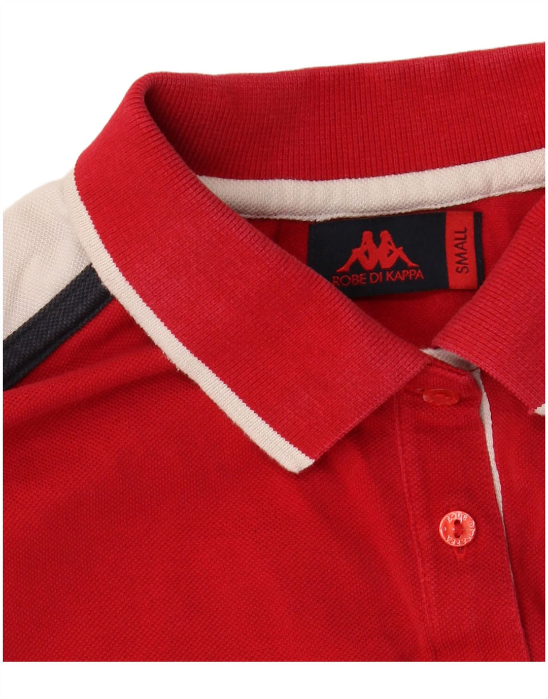 KAPPA ženska polo majica UK 10 Small Red Colourblock