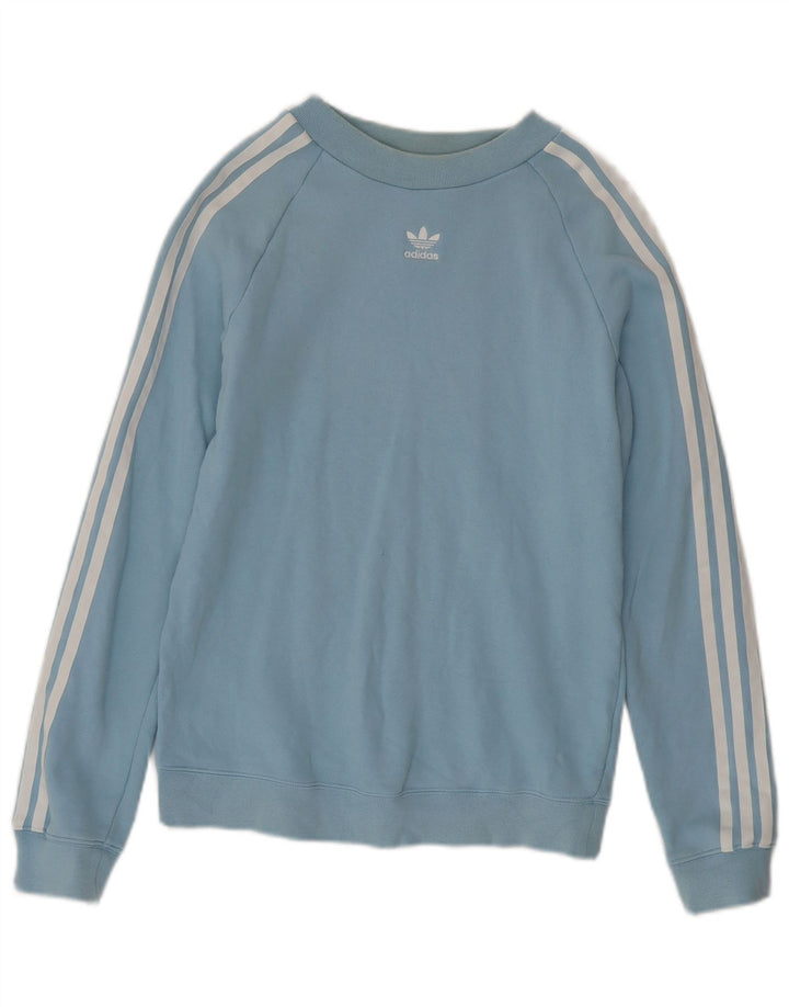 Adidas Ženska majica s kratkim rukavima UK 10 Small Blue Cotton