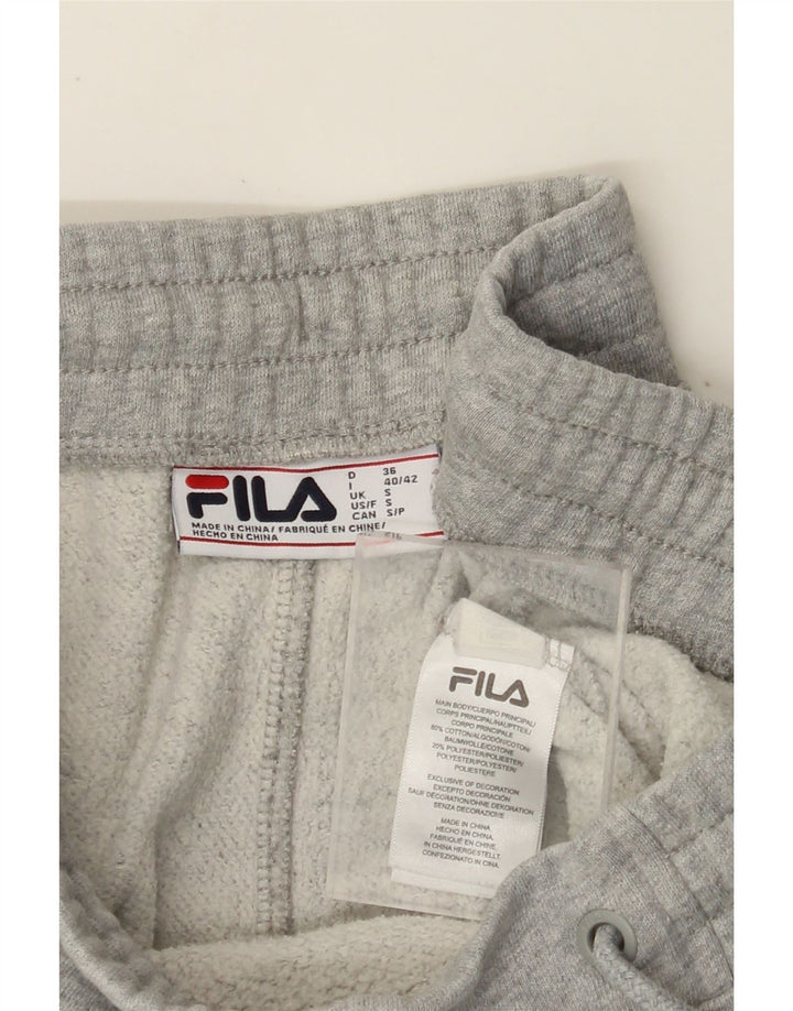 FILA Ženska trenirka Hlače Joggers UK 10 Mali sivi pamuk