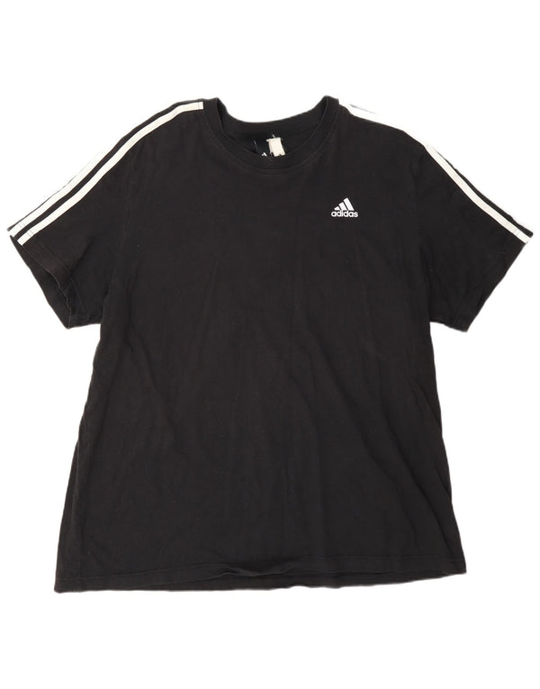 Adidas muška majica kratkih rukava 2XL crni pamuk