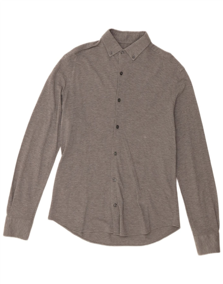 Massimo Dutti muška košulja srednje siva s pjegama