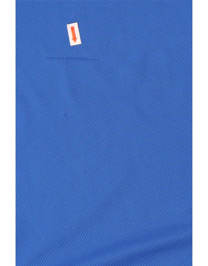 Nike Dri Fit majica kratkih rukava, veliki plavi poliester