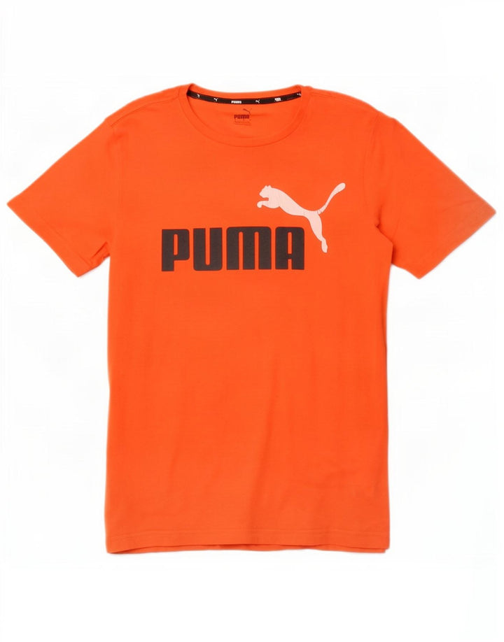 Puma muška majica s grafičkim motivima, mali narančasti pamuk