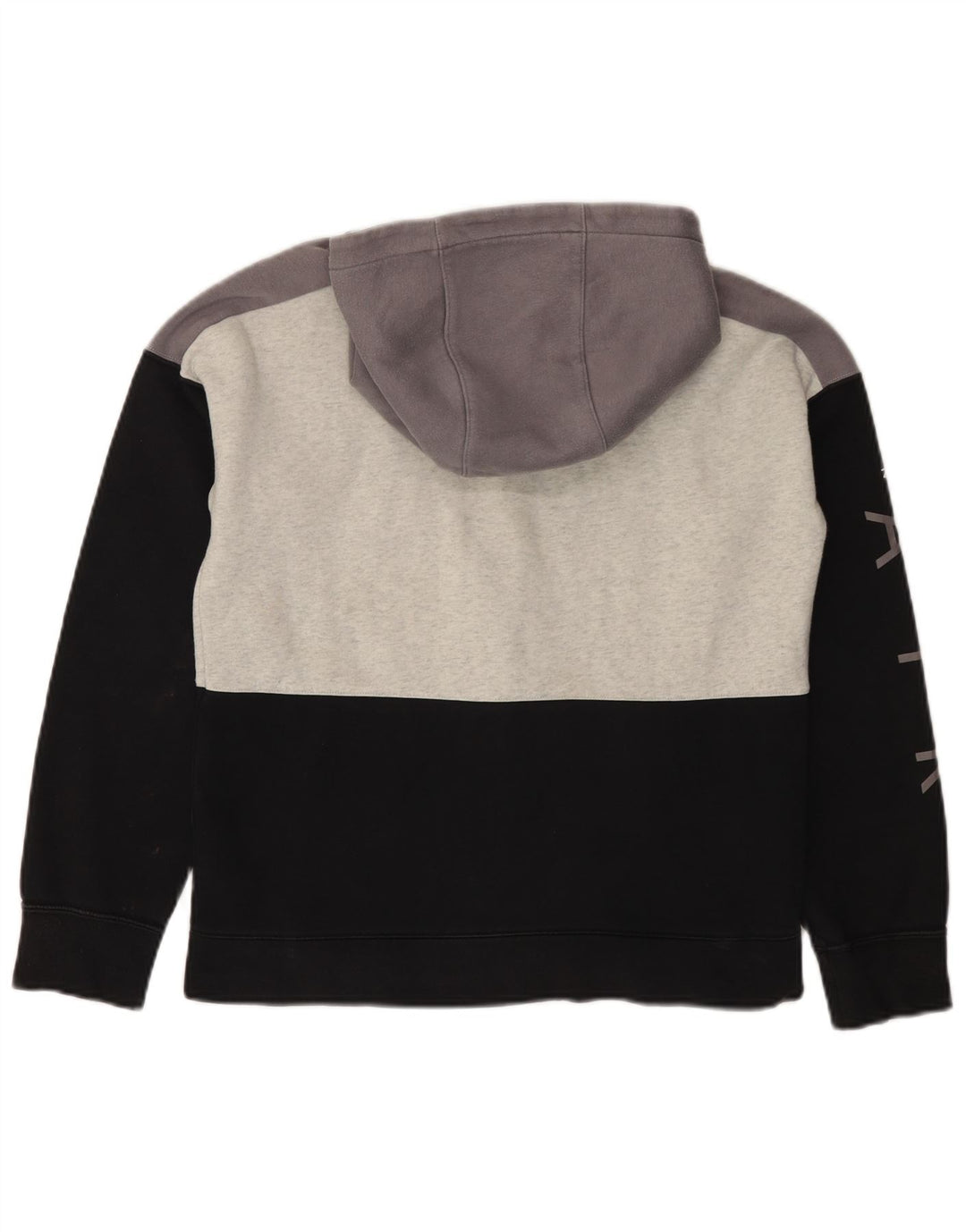 NIKE Boys Air Graphic Zip Hoodie pulover 13-14 Years XL Black Colourblock