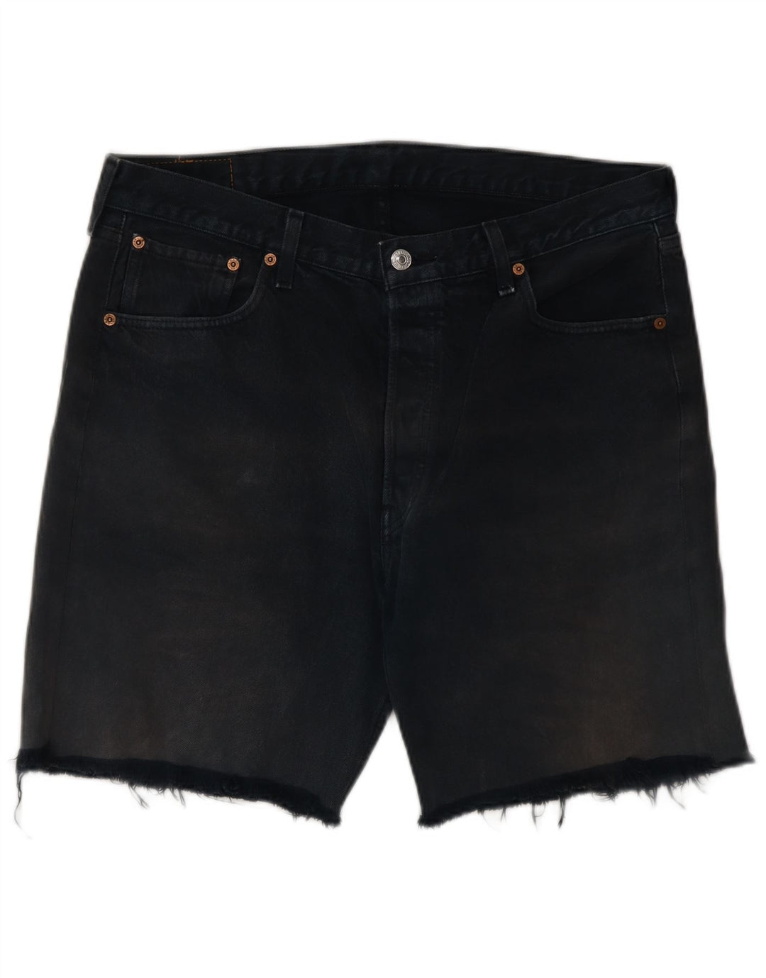 LEVI'S muške 501 traper kratke hlače W34 velike tamnoplave boje pamuka