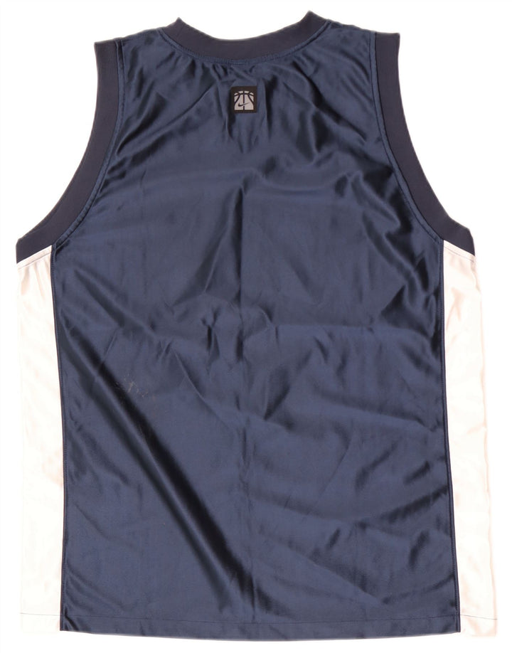NIKE Muški prsluk UK 39/41 Medium tamnoplavi Colourblock poliester