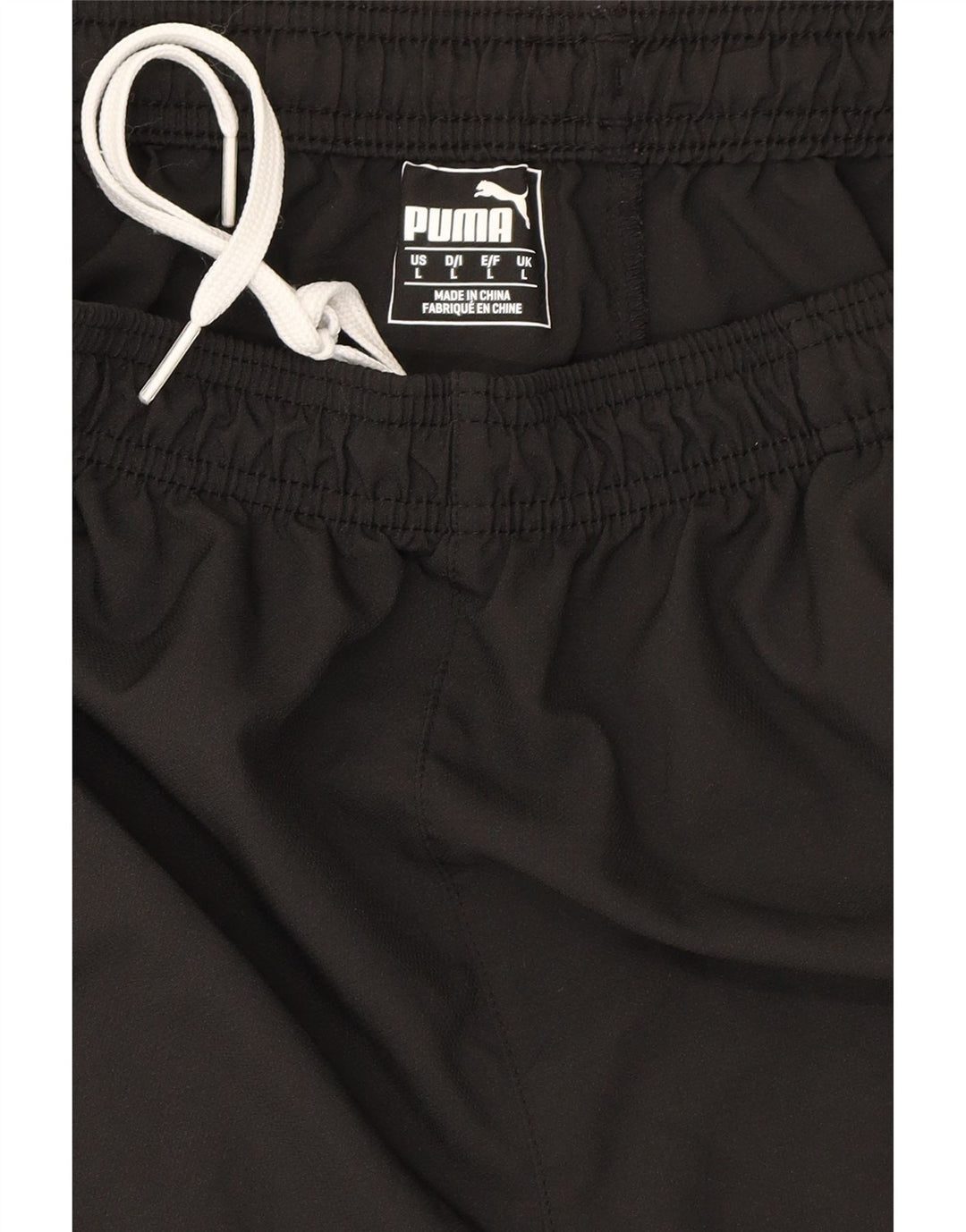 PUMA Mens Sport Shorts Large Black Polyester Vintage Puma and Second-Hand Puma from Messina Hembry 