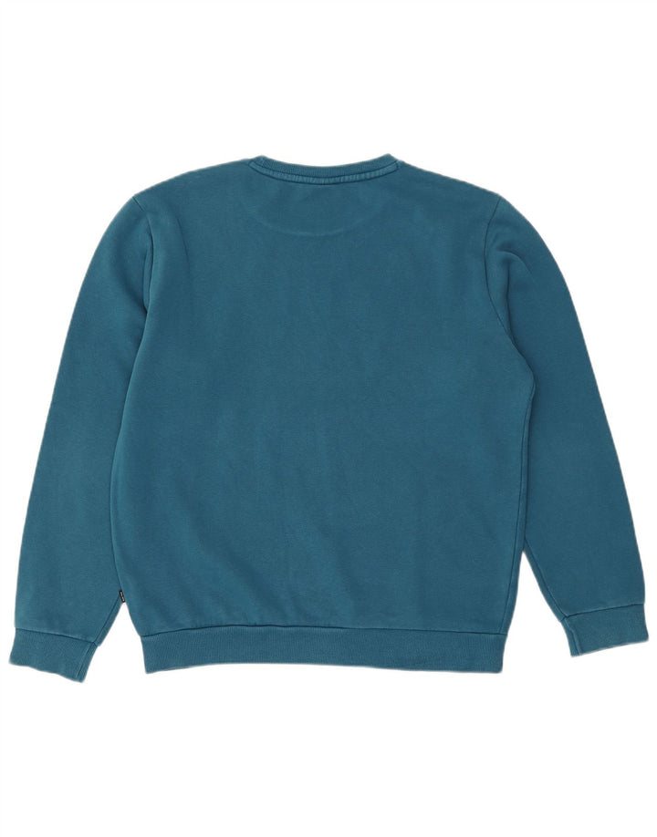 Puma muška majica s grafičkim motivima srednje plavi pamuk