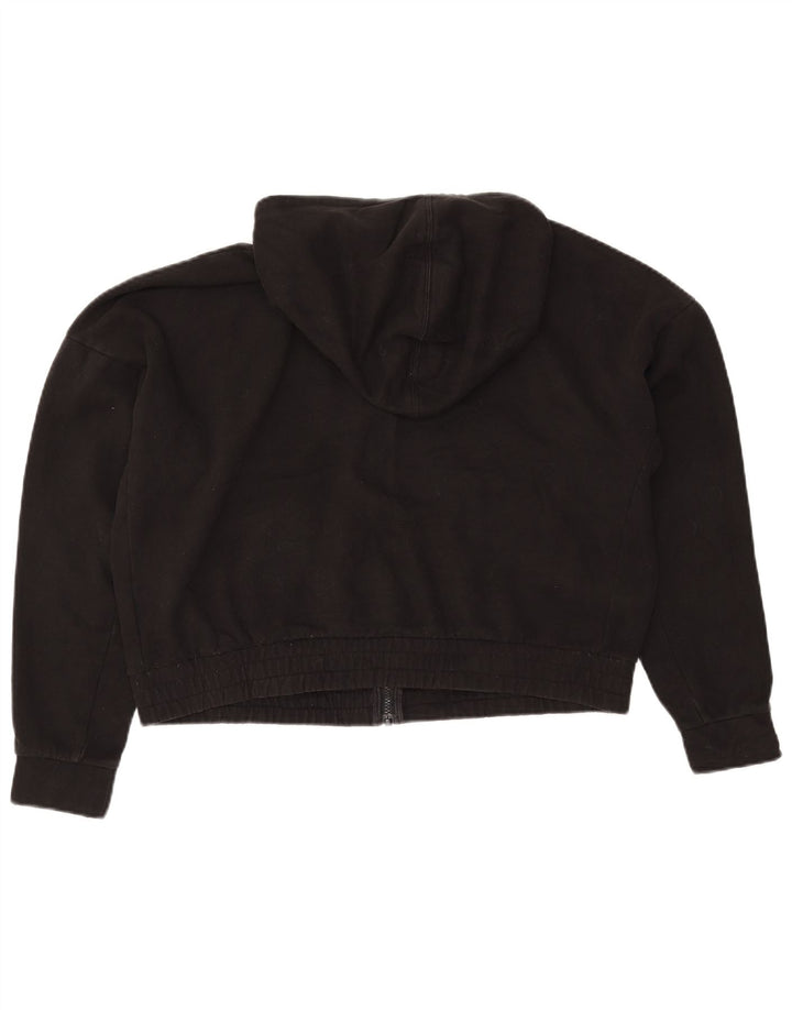 PUMA ženski pulover s kapuljačom s patentnim zatvaračem UK 18 XL crni poliester