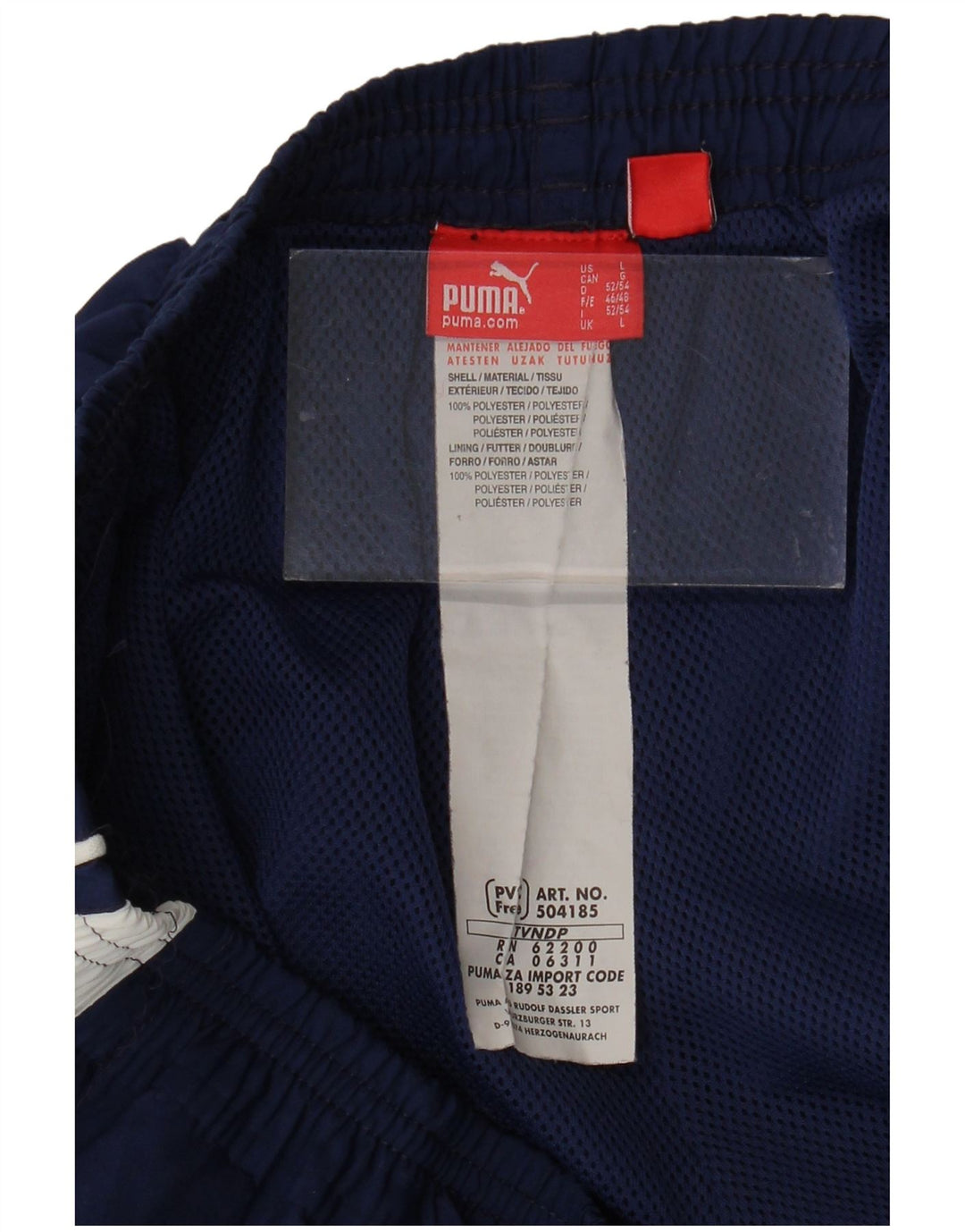 PUMA Muške sportske kratke hlače Bermuda Large tamnoplavi poliester u boji