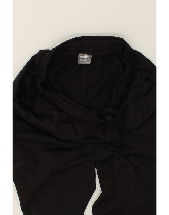 PUMA Boys Tracksuit Trousers 13-14 Years Black Polyester Vintage Puma and Second-Hand Puma from Messina Hembry 