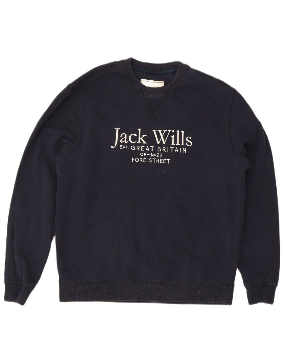 Jack Wills, veliki pamuk, mornarsko plava muška majica s grafičkim motivima