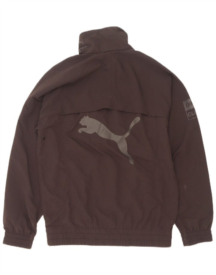 Puma Mens Pleasures Graphic Trenirka Gornja jakna mala crna najlonska