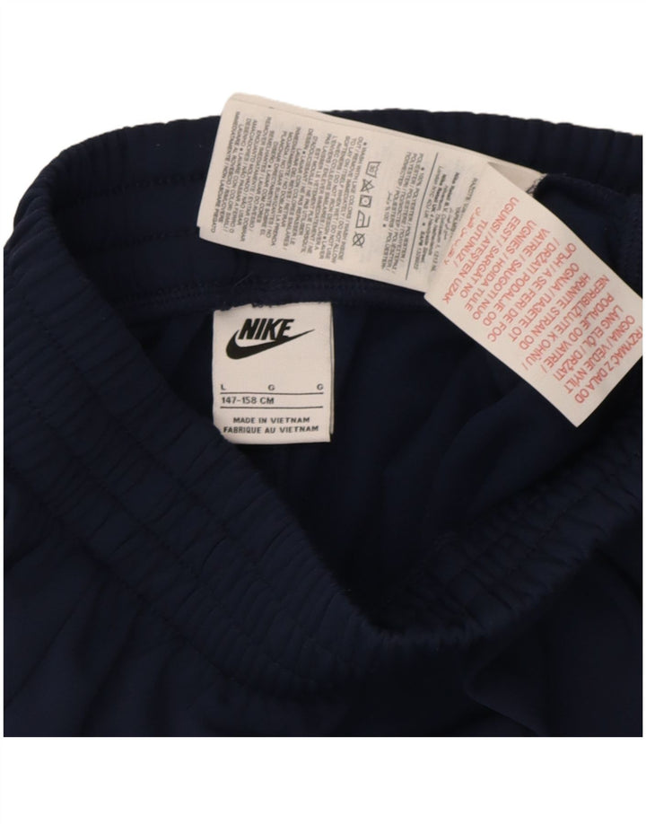 Nike Trenirke za dječake Hlače za trčanje 12-13 godina velike tamnoplave poliesterske
