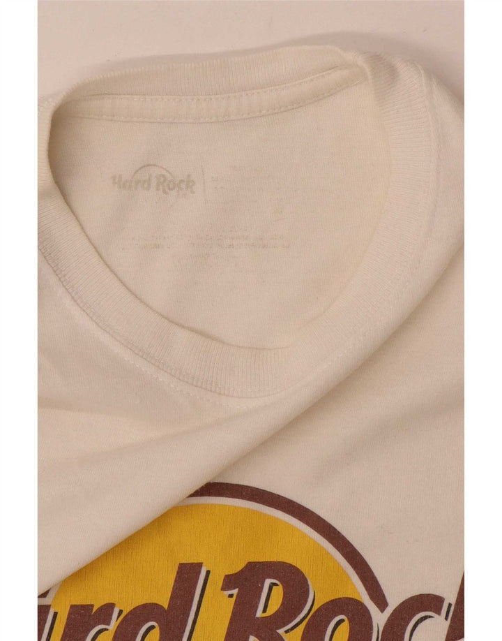 Hard Rock Cafe Muška majica s grafičkim motivima srednje bijele boje