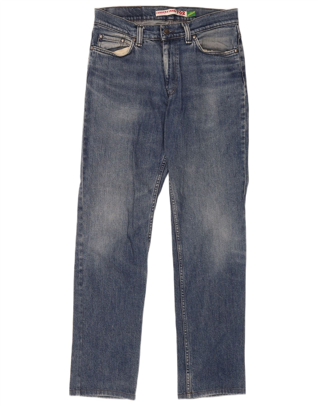 Carrera Mens 702 Straight Jeans IT 48 Srednje W33 L31 Plavi pamuk