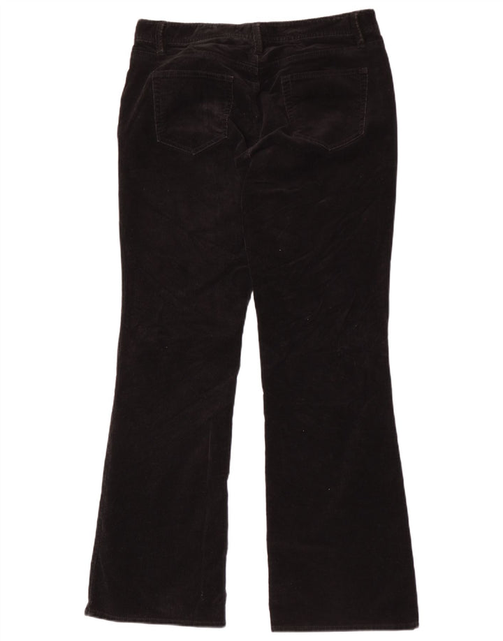 Eddie Bauer Ženske hlače od samta US 8 srednje veličine W30 L31 crne