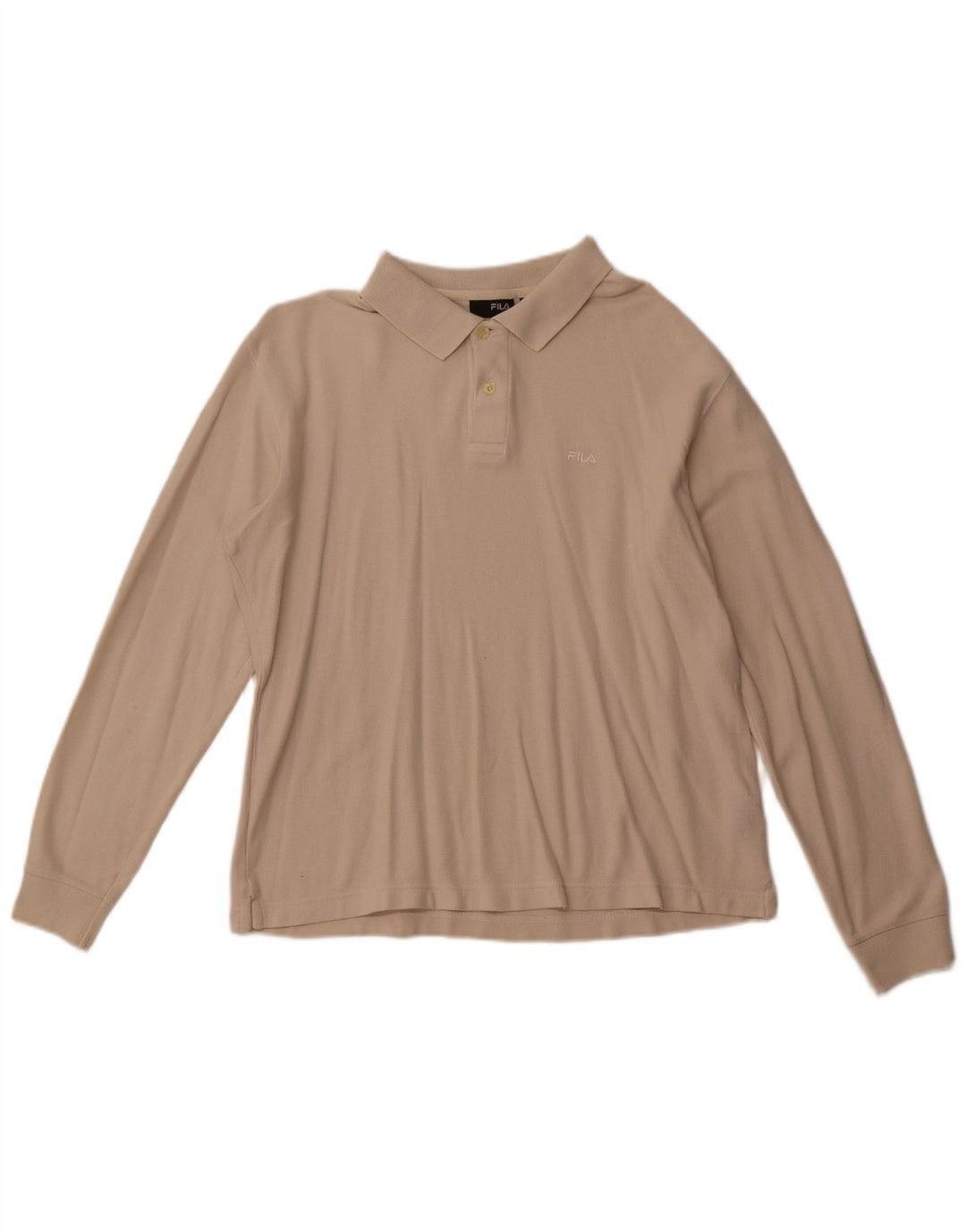 FILA muška polo majica dugih rukava srednje bež boje