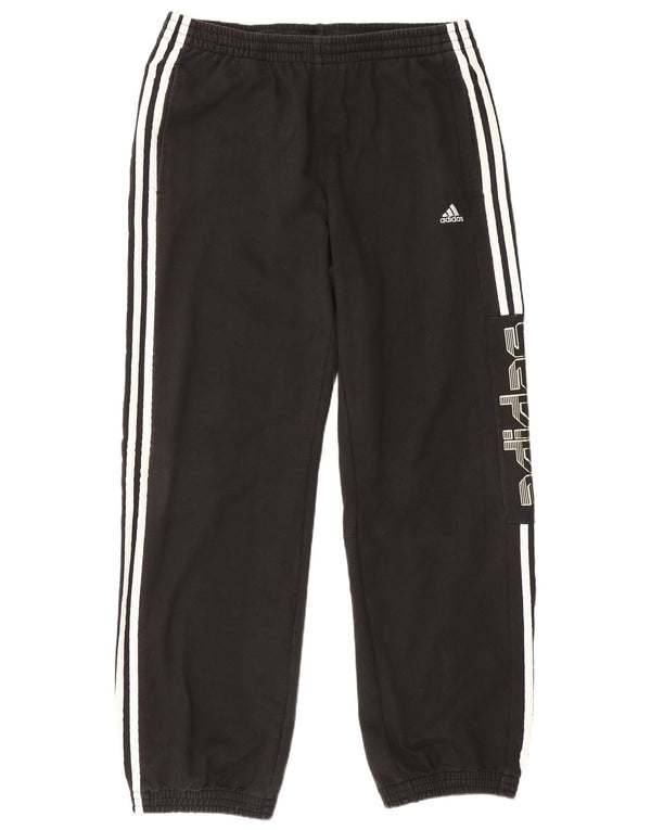Adidas Mens Graphic Trenirka Hlače Joggers Medium Black Cotton Sports
