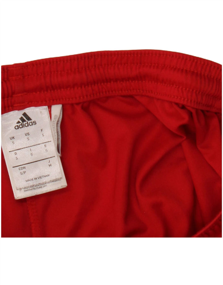 Adidas muške sportske kratke hlače Climalite male crvene boje od poliestera