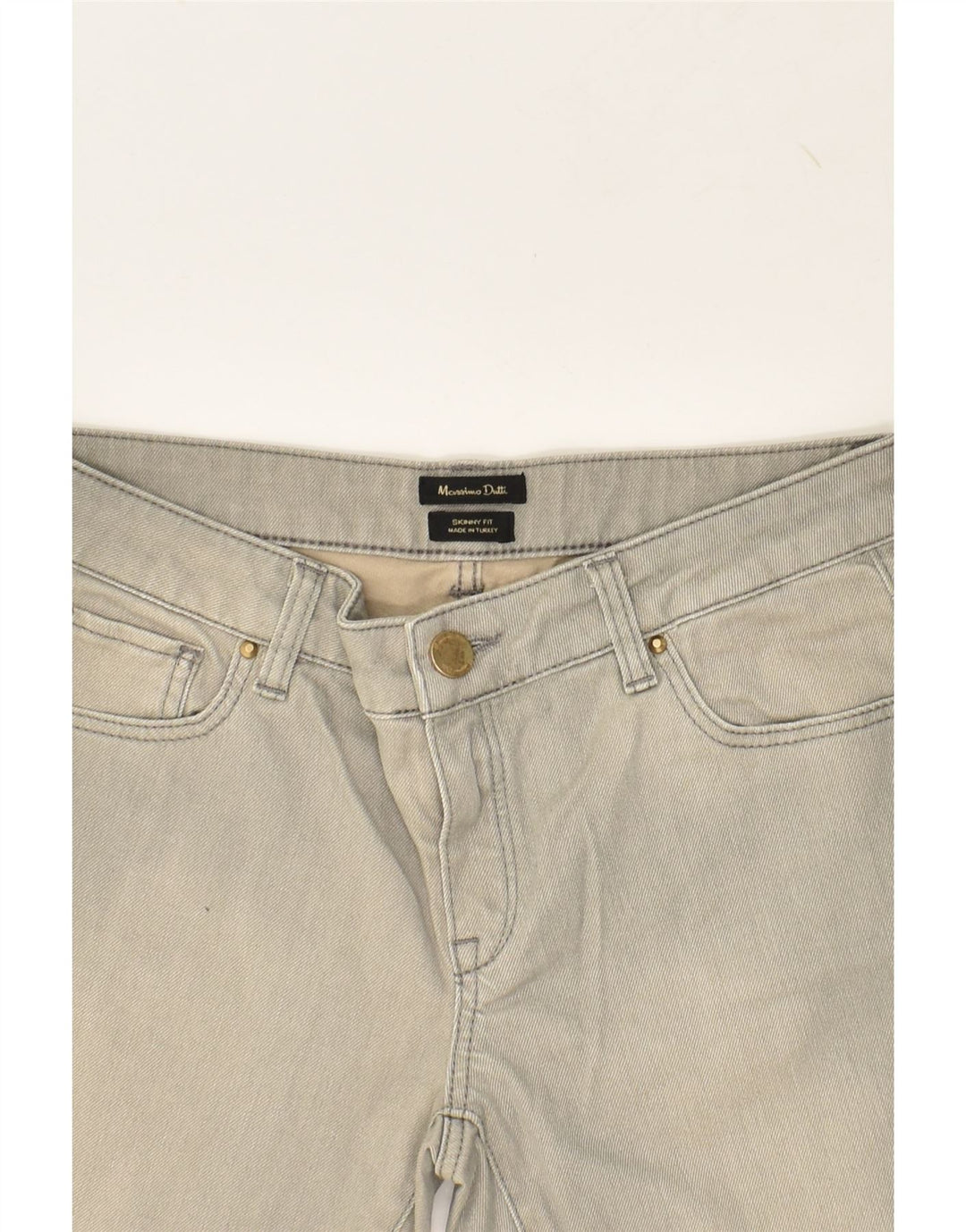 MASSIMO DUTTI Womens Skinny Jeans  W28 L29 Grey | Vintage Massimo Dutti | Thrift | Second-Hand Massimo Dutti | Used Clothing | Messina Hembry 