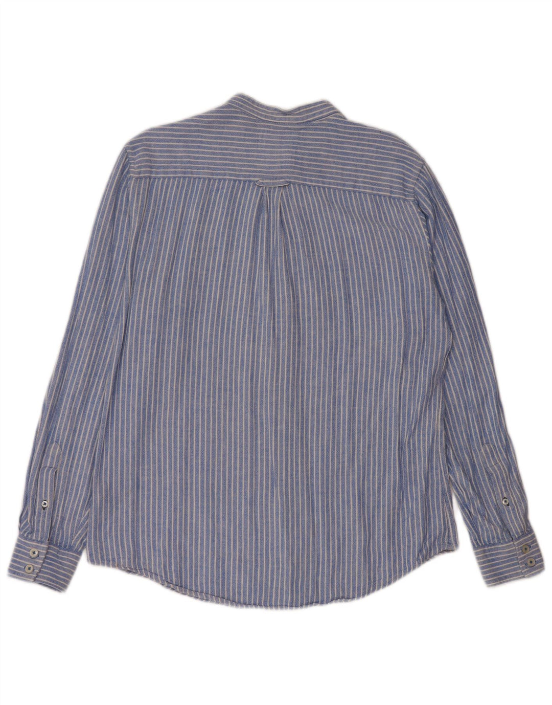 Crew Clothing Muška košulja srednje plave pruge od lana