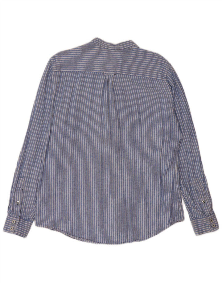 Crew Clothing Muška košulja srednje plave pruge od lana