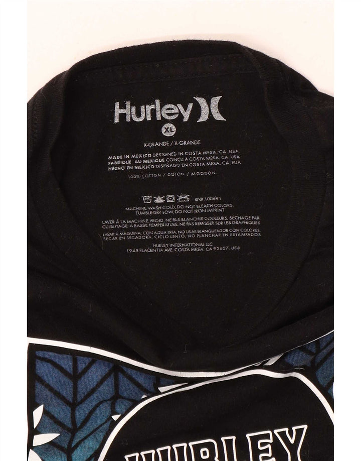 Muška majica kratkih rukava Hurley Graphic XL crna