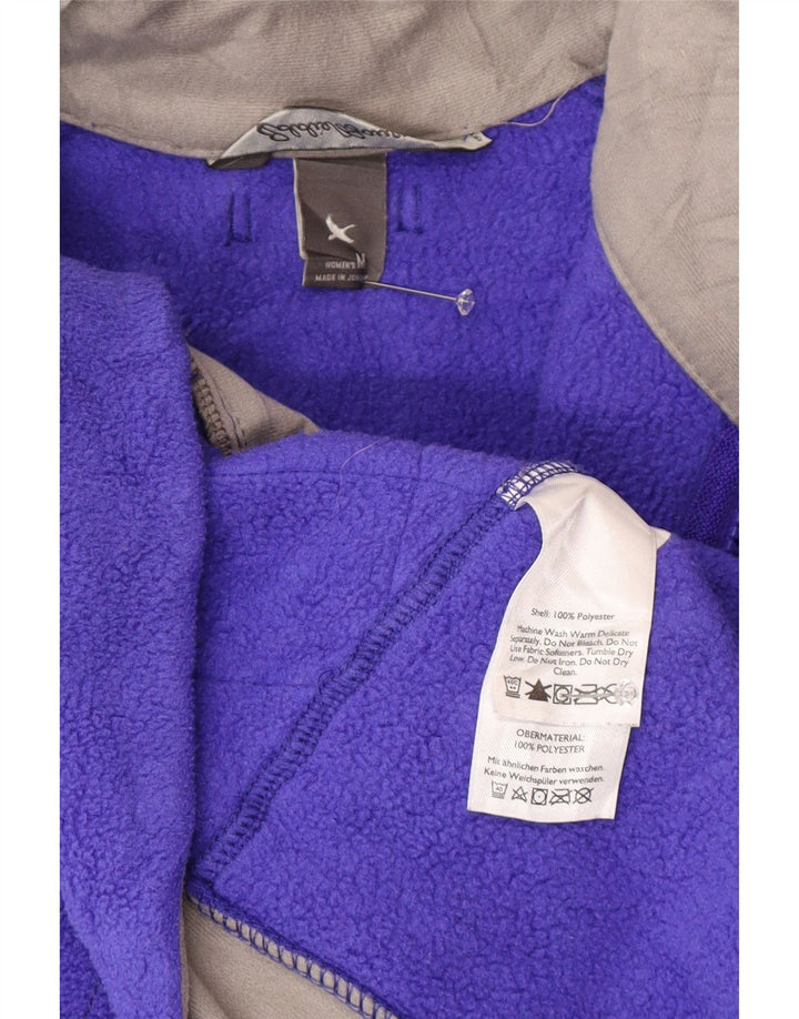 EDDIE BAUER Ženska flis jakna UK 14 Srednje ljubičasti poliester