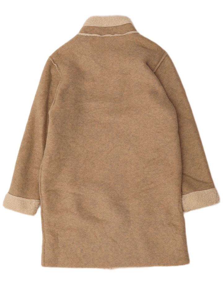 Marks & Spencer ženski šerpa preveliki kaput UK 10 Small Beige Flected