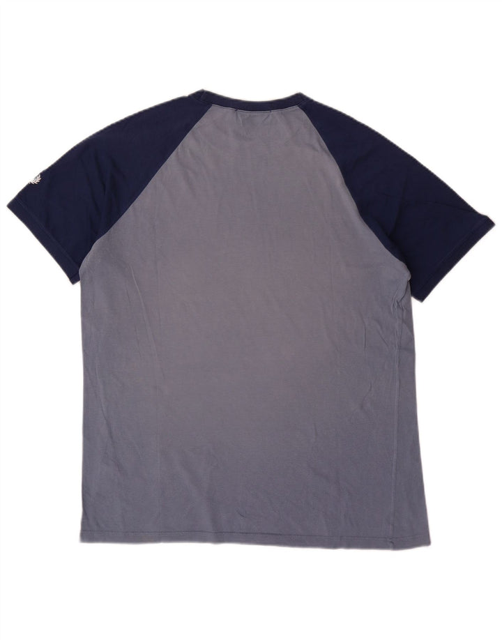 FRED PERRY Muška majica kratkih rukava s grafičkim motivima srednje plave boje