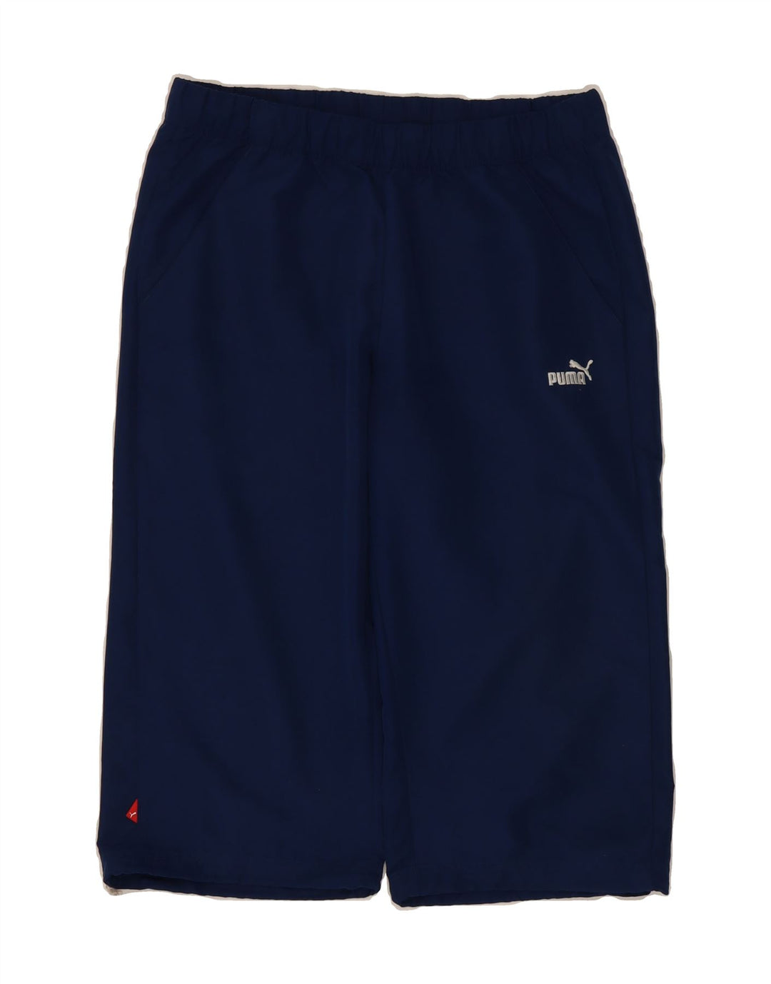 PUMA Womens Bermuda Sport Shorts UK 12 Medium Navy Blue Polyester Vintage Puma and Second-Hand Puma from Messina Hembry 