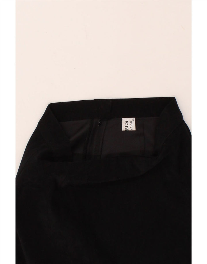 VINTAGE Womens Mini Skirt EU 38 Medium W26 Black Vintage Vintage and Second-Hand Vintage from Messina Hembry 